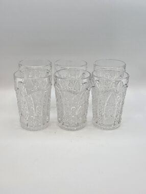 Imperial Glass Daisy and Button Clear 8 Oz. Flat Tumbler